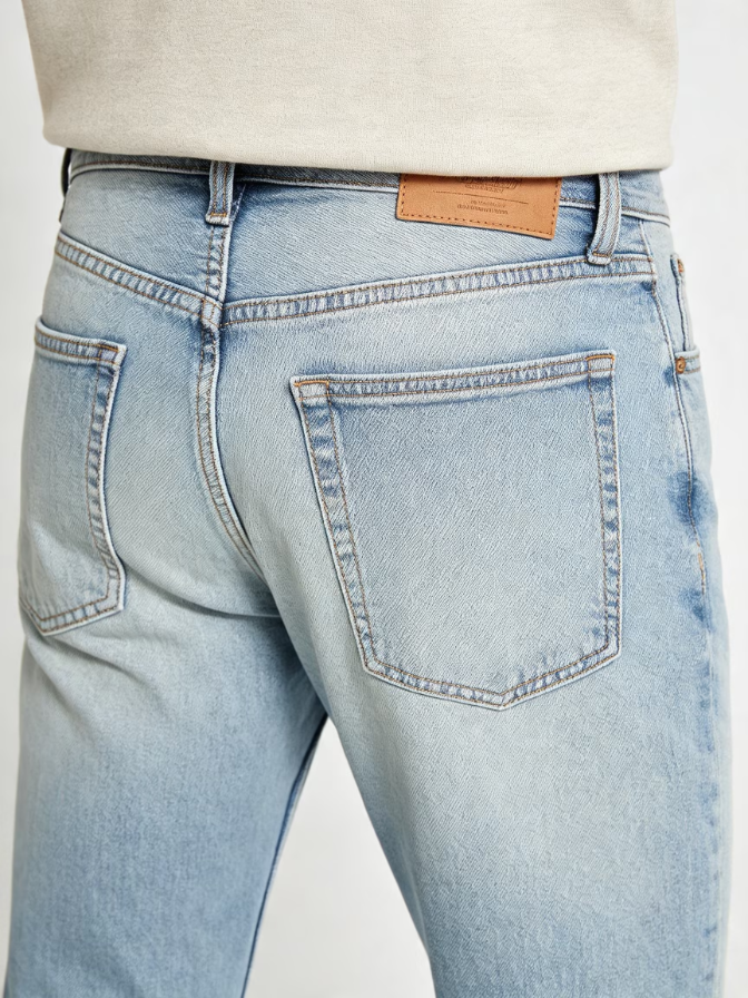 Soft Washed Straight Leg Jeans Soft Washed Straight Leg Jeans