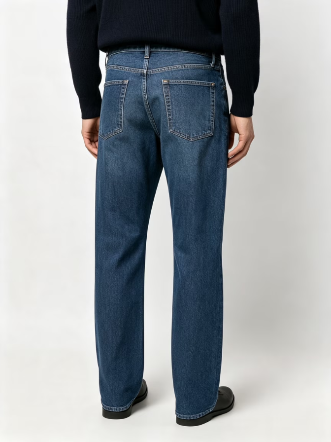 Minimalist Classic Denim Trousers Minimalist Classic Denim Trousers