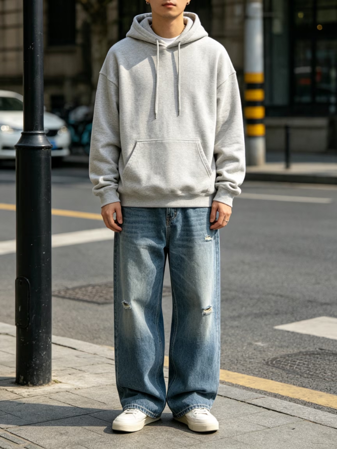 Daily Streetwear Loose Denim Jeans
