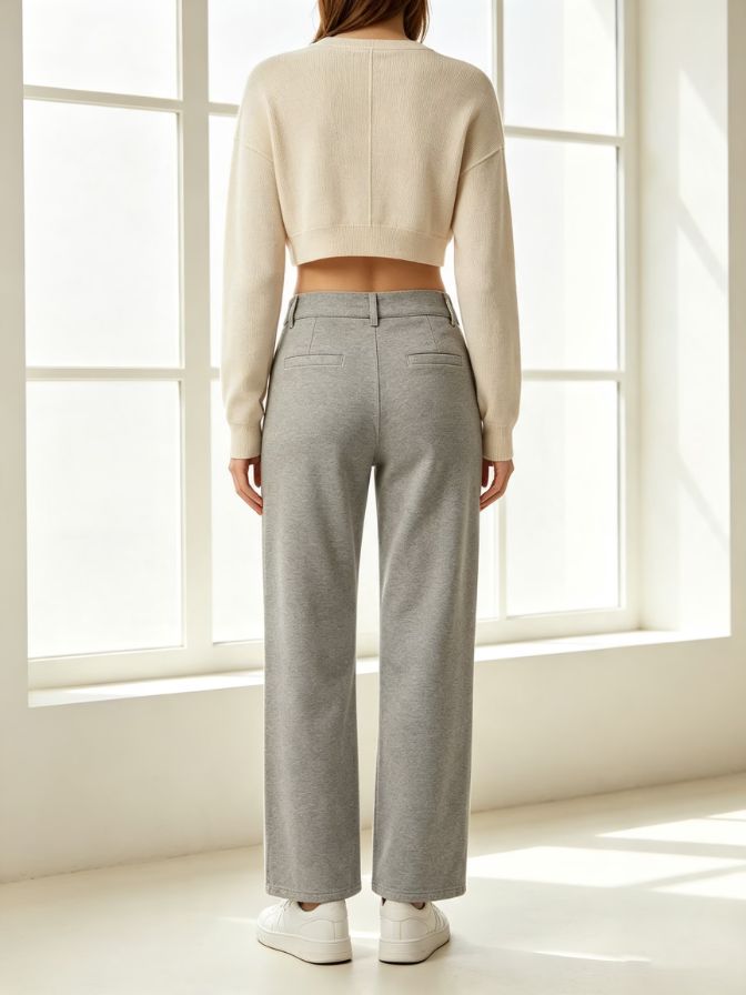 Flowy Wide Leg Casual Pants Flowy Wide Leg Casual Pants