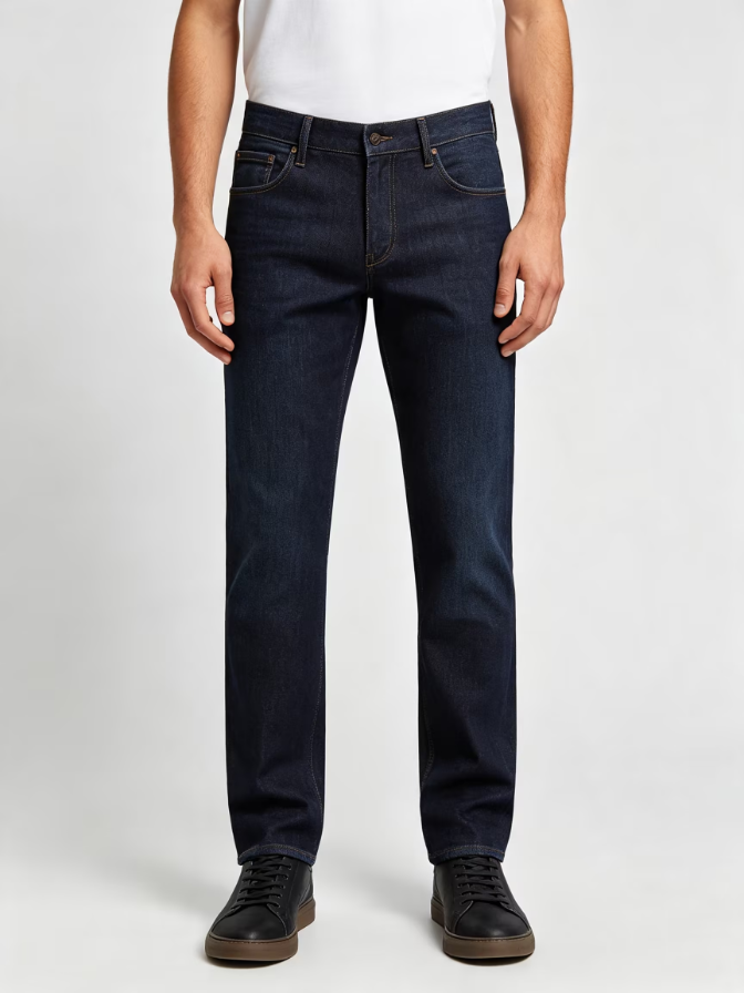Tailored Casual Hip Lift Denim